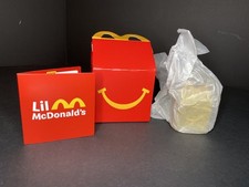 NEW Lil McDonald  s Happy Meal Toy  Gold Happy Meal Box   21 in Box 2025