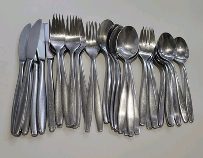 WMF Cromargan Action 18/8 Stainless Flatware Lot Knives, Forks, Spoons