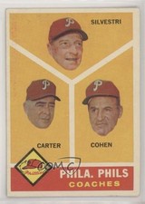 1960 Topps Andy Cohen Ken Silvestri Dick Carter #466 1m8