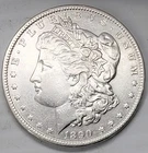 1890-P MORGAN SILVER DOLLAR IN HIGH-QUALITY CONDITION - AU - EXCELLENT DETAIL