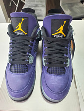 Jordan 4 Retro Lakers Imperial Purple Multi-Color Mens US 7 FV5029-500