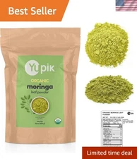 Organic Moringa Leaf Powder 1 lb - Nutrient-Rich  Superfood for Baking