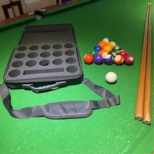 Pool Balls Carrying Case Billiard Carrying Bag Shoulder Strap Comfort Securely