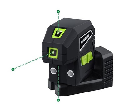 Firecore 3 Spot Laser Level, Green Beam Self-Leveling Laser Plumb B... Fast Ship