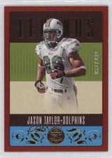 2023 Panini Legacy Legends Red 61/299 Jason Taylor #120 HOF 1b16