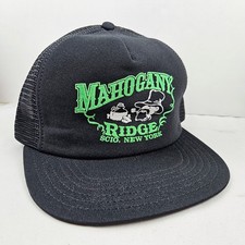 Vintage USA MADE Mahogany Ridge New York Trucker Hat Snapback Cap