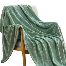 Fluffy Fleece Throw Blanket for Girls Boys 50x60 Inch - 3D Woodland Animal Pa...