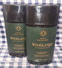 2-Pack NEW Men's WOODLANDS Antiperspirant Deodorant Stick Bath  Body Works
