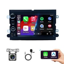 Double Din 7 Inch Touchscreen Car Stereo with CarPlay, Android Auto, Bluetooth,