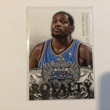 2013/14 panini Crusade Royalty silver base Kevin Durant #18  OKC thunder