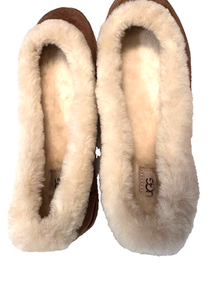 UGG Zora Ballet Flat Chestnut 1178111 Size 9 Women's - NEW | eBay