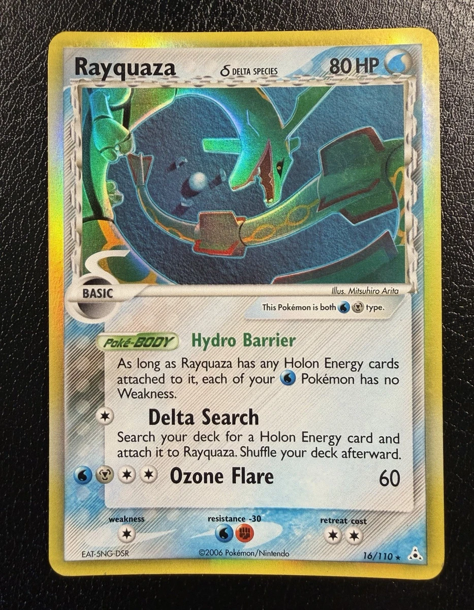Rayquaza Pokémon TCG Holo Rare Individual Collectible Card Game