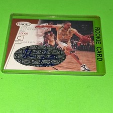 SAGE 2001 Autographs Alvin Jones #A24 Bronze /440 Georgia Tech Rookie Card. rookie card picture