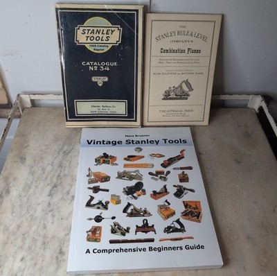 Vtg STANLEY TOOLS Hans Brunner Combination Planes Catalog No 34 Reprint 1929 Lot