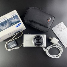 Samsung WB380F Digital Camera White 16.3MP Compact Wi-Fi 21x Optical Zoom Smart