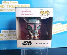 *NEW* 2023 HALLMARK FUNKO POP BOBA FETT ORNAMENT Star Wars Christmas Tree MIB