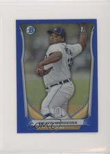 2014 Bowman Chrome Minis Blue Refractor 11/20 Melvin Mercedes #70 a8x