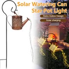 Solar Watering Can Lights - LED String Garden Decor with Hollow Design