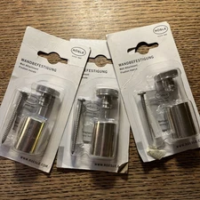 3 Rösle Stainless Steel Open Kitchen Collection, Wall Attachment with Cap