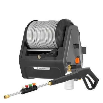 #ad Giraffe Tools Grandfalls Retractable Wall Mount Pressure Washer 2900 PSI 100ft $295.00