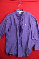 CINCH Mens 2XL Purple Geometric Long Sleeve Button-Down Shirt Western Rodeo