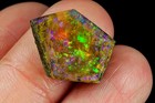 5.3Ct African Black Opal Play Of Color Facet Cut QSH986 — photo 2