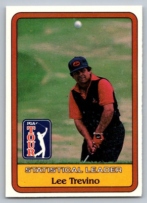 #ad 1981 DONRUSS GOLF CARD STATISTICAL LEADER LEE TREVINO $3.00