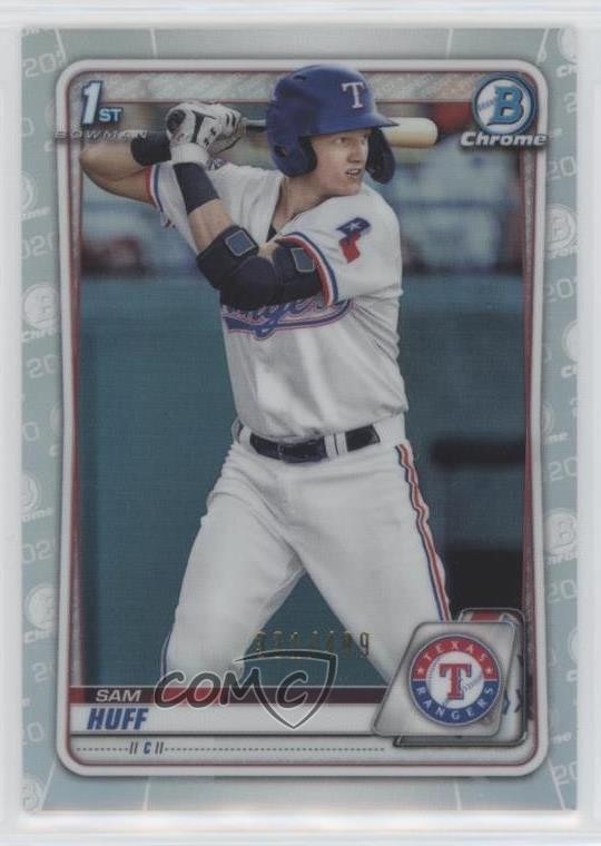 2020 Bowman Chrome Prospects Refractor 331/499 Sam Huff #BCP-33 0e9i