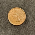 1909 Indian Head Cent Nice XF Coin W/Full Liberty & 4 Diamonds No Reserve
