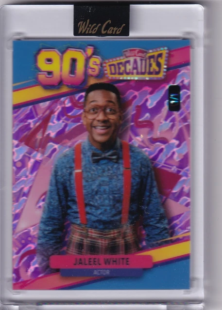 2026 Wildcard Decades 90's Jaleel White 1/1 Family Matters