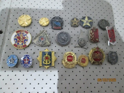 YUGOSLAVIA large lot of Military pins