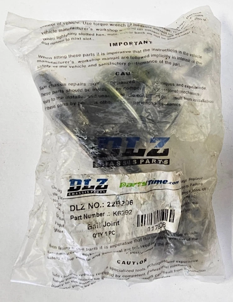 Junta esférica de suspensão dianteira superior DLZ Chevrolet GMC Cadillac 22B206 - Imagem 3 de 4