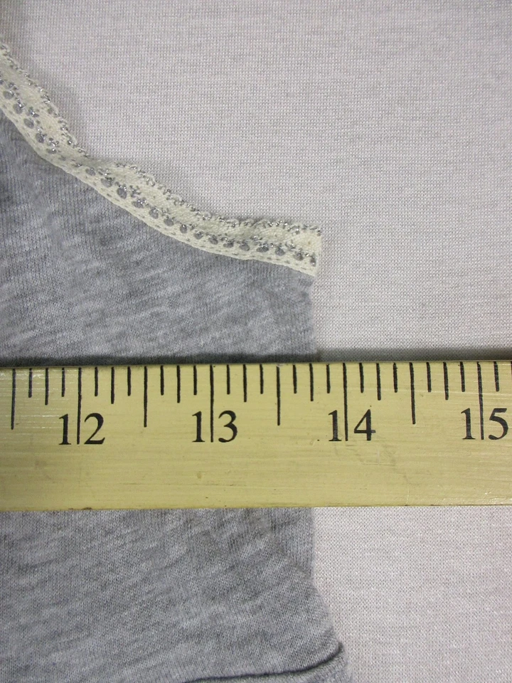 Blusa Energie para mujer con botones sin mangas correas de espagueti talla M gris Foto 3 de 4