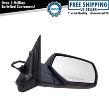 Mirror Power Heated Textured Black Passenger Right RH for Chevy GMC Pickup Truck