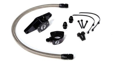 Fleece Performance 98.5-02 VP Coolant Bypass Kit with Stainless Steel Braided