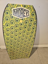 Morey Boogie Board Mach 11 Tube Rail 42" w/ Ankle Strap Hexigon Yellow Water