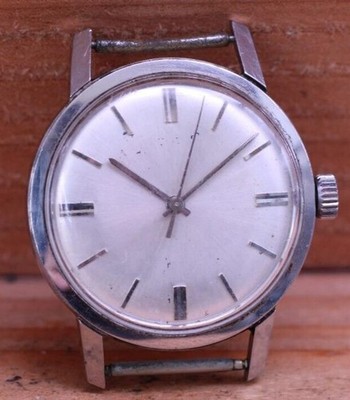 CANDINO SWISS STAINLESS STEEL MEN'S VINTAGE WRIST WATCH 34.2mm ETA 2390 (BL)