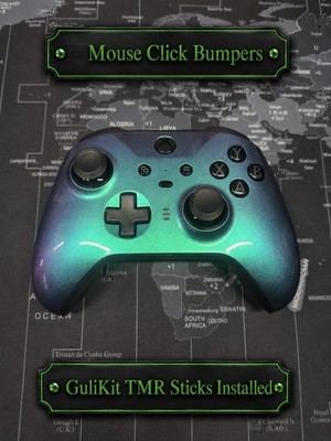 Microsoft Xbox Elite Series 2 TMR Sticks And Mouse Click Bumpers Green/Purple