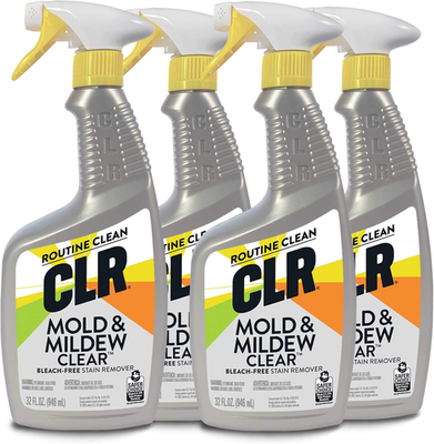 #ad Mold amp; Mildew Clear Bleach Free Stain Remover Spray Works on Fabric Wood Fi $56.99