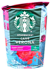 Starbucks Caffe Verona Ground Coffee Dark Roast 40 Oz EXP 05/2026