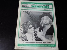 VINTAGE WRESTLING “PROGRAM -MADISON SQUARE GARDEN NYC 1974 BRUNO SAMMARTINO