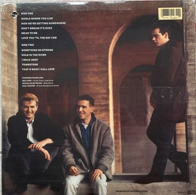 Crowded House - Self Title - 1986 - Vinyl LP SEALED w/Hype Sticker