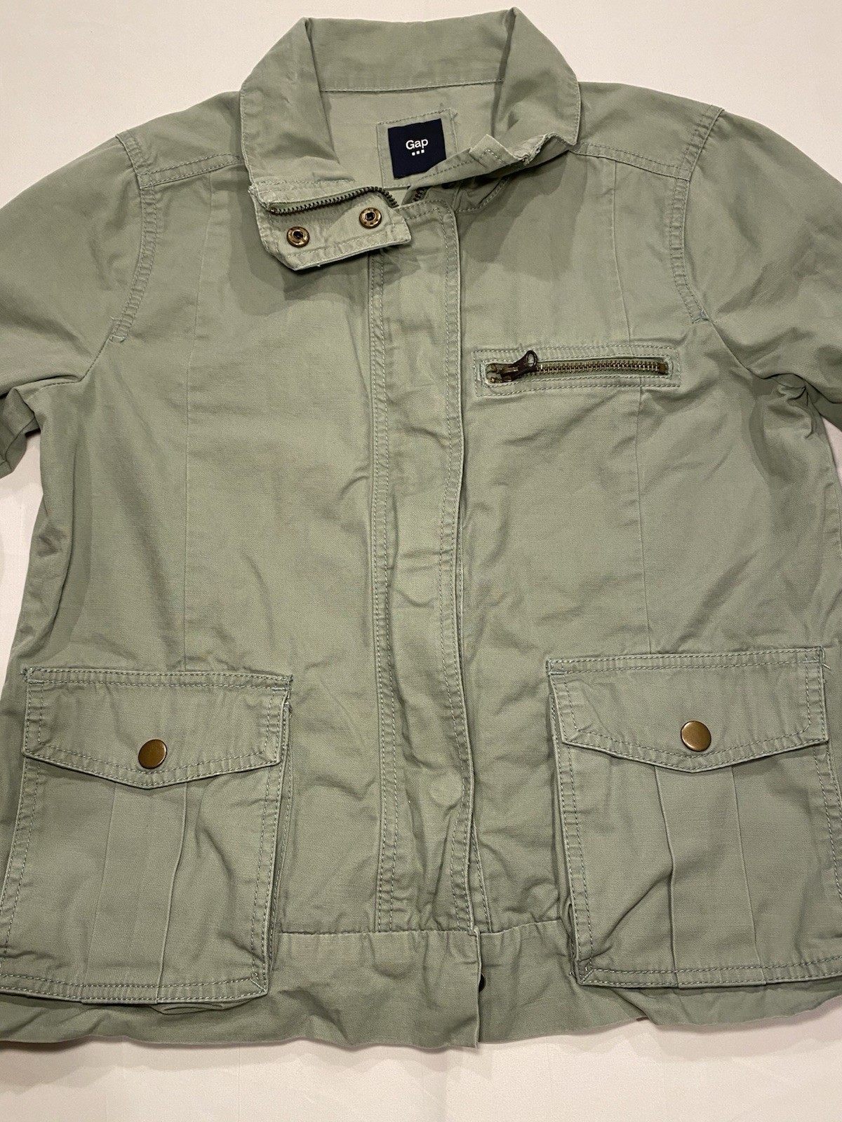 Gap Utility Jacket Green Size Medium - image 3