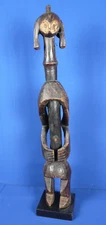 Ancienne statue Mumuye / art tribal africain /  83 cm / Nigeria