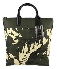 Tumi Landon Whitman Leather Business Tote Bag Green Fern Print 93803fp  New