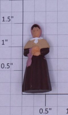 Acme 09060-8 O Gauge Painted Plastic ''Victorian Vicky'' Figure