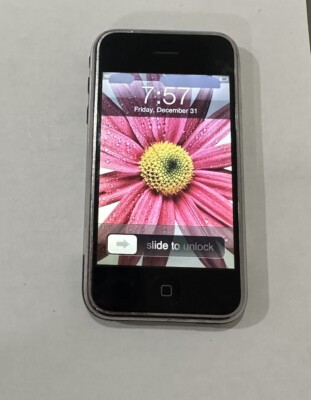 Apple iPhone 1st Generation - 8GB - Black (AT&T) A1203 IOS