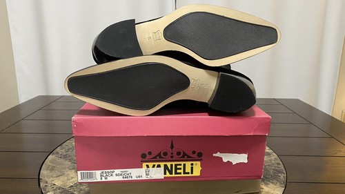 Stivali da cowgirl vintage donna Vaneli neri western JESSOP con ritagli taglia 8M mai indossati - Foto 7 di 22
