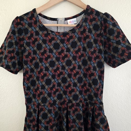 NWOT Lularoe Short Sleeve Knee Length Dress Size Medium - Picture 2 of 6