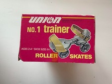Vintage Union Roller Skates - Ages 2-4 Shoe Size 8-1 NEW IN BOX, never worn